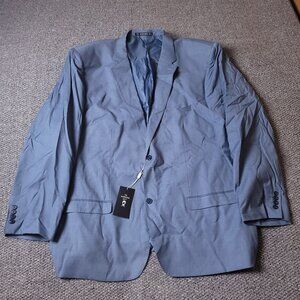 The Groomsman Suit Blazer Mens 60L Long Modern Fit Light Blue Jacket Supply